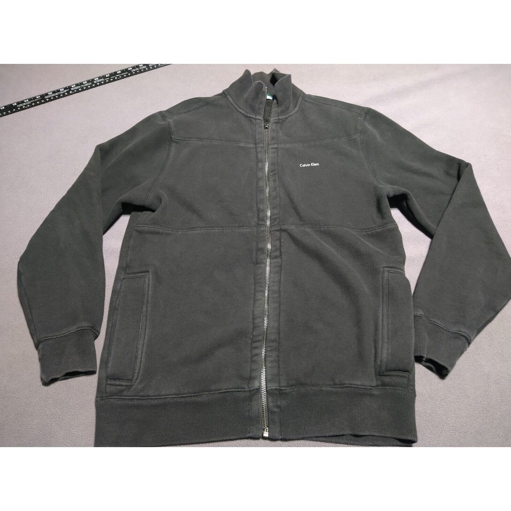 Calvin Klein Sweatshirt Jacket Ladies S/P Black Long Sleeve Outdoor Comfort